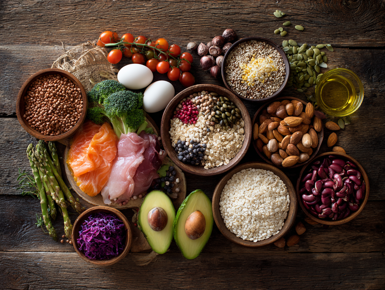 Сім'я готує здорову їжу разом